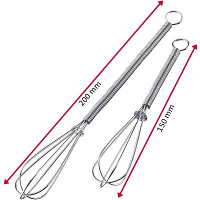 2 mini batedors vinagreta, ous 15-20 cm