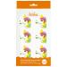 Set 6 decoracions de sucre Unicorns