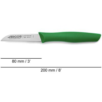 Ganivet pelador Arcos b�sic 8 cm verd
