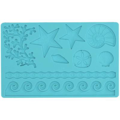 Motllo fondant & gum paste formes marines