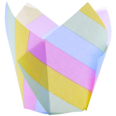 Paper muffins Tulipa x24 PME Arc Stripes