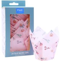 Papel muffins Tulipa x24 PME Blooms