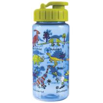 Botella agua con pajita Dinosaurios