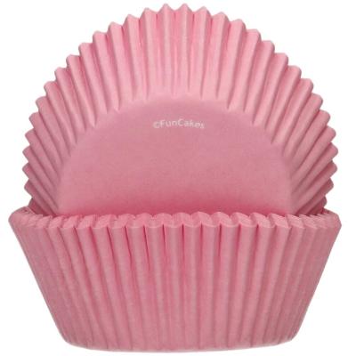 Paper cupcakes x48 rosa clar