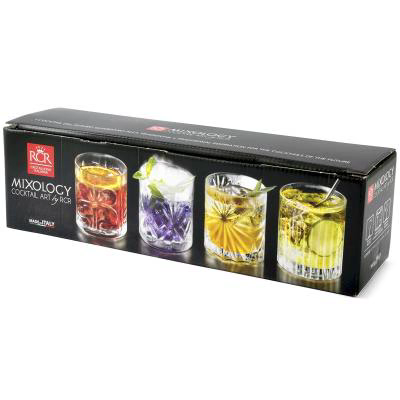 4 gots whisky i licor Mixology assortits