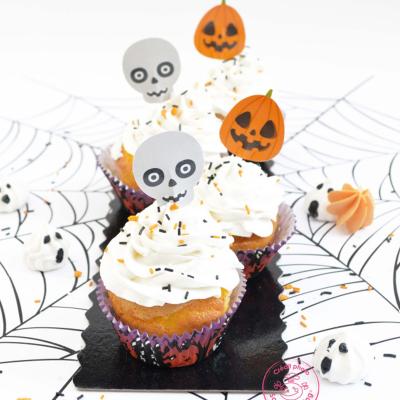 Paper cucpakes i toppers x24 Halloween