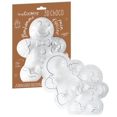 Motllo per xocolata 3D Gingerbread Man