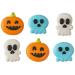 Set 6 decoracions de sucre Scary Halloween