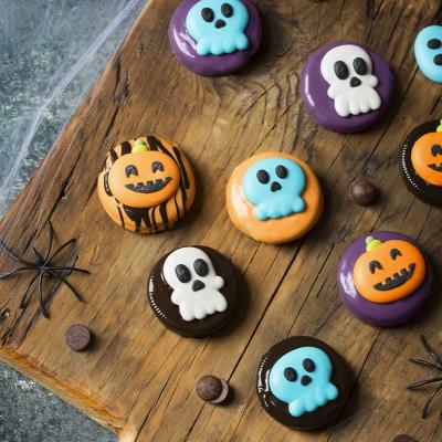 Set 6 decoracions de sucre Scary Halloween
