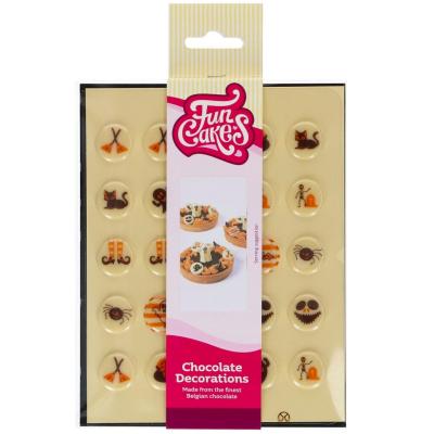 Set 25 decoracions de xocolata Halloween