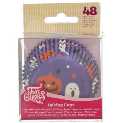 Paper cupcakes x48 Spooky Halloween