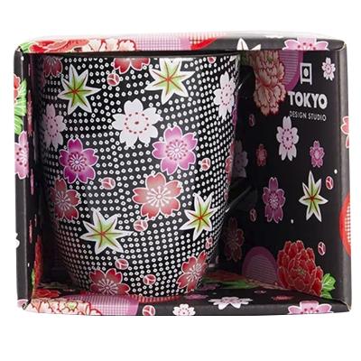 Mug japon�s Flowers