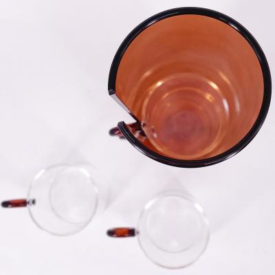 4x tassa vidre caf� nansa color
