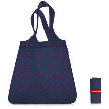 Bolsa compra plegable shopper Dots red