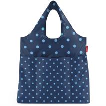 Bolsa compra plegable shopper plus Dots blue
