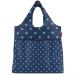 Bossa compra plegable shopper plus Dots blue