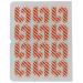 Set 24 decoracions de xocolata Candy Cane