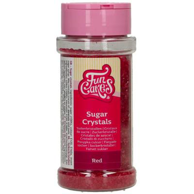 Sprinkles sucre Crystal 80 g vermell