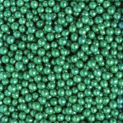 Sprinkles perles de sucre 5 mm verd met�l.lic