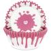 Paper cupcakes x50 Drip rosa