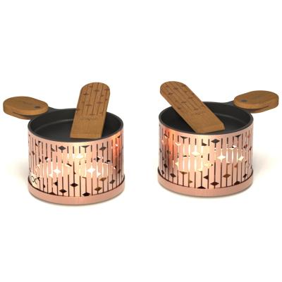 Set regal 2 Raclette 6 espelmes coure edition