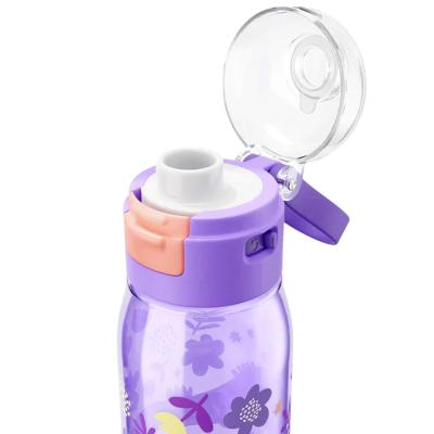 Ampolla Zoku Flip infantil 475 ml flors p�rpura