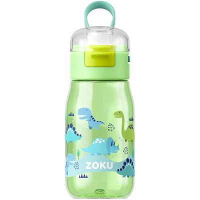 Ampolla Zoku Flip infantil 475 ml dino verd