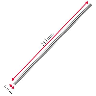Set 4 canyetes rectes acer amb raspall