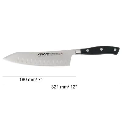 Set 3 ganivets Arcos Riviera Santoku negre