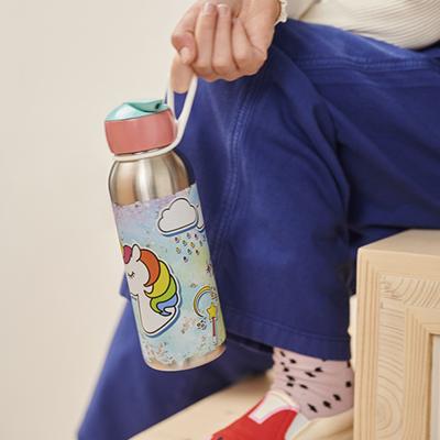 Ampolla trmica flip-up Little Farm 350 ml