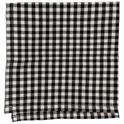 Tovall de taula 41x41 cm Vichy negre
