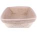 Banetton fermentar pa quadrat 25 cm amb tela