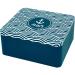 Capsa Ahoy Blue metall 21x19 cm