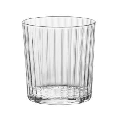 1x vaso texturizado Exclusiva cristal