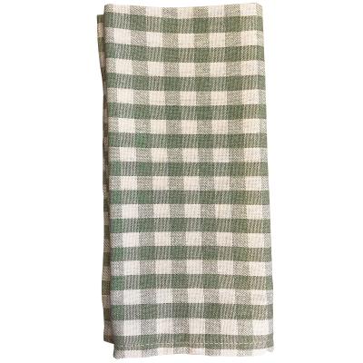 Drap de cuina 70x50 cm Vichy kaki