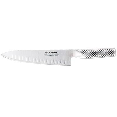 Ganivet del xef alveolat Global 20 cm