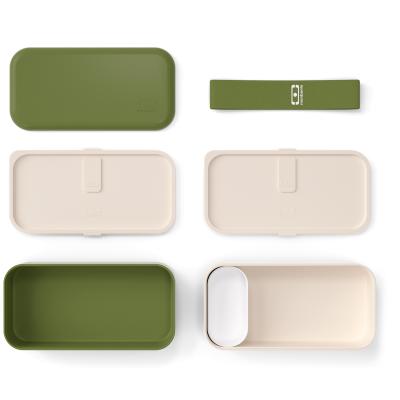 Carmanyola doble Monbento Olive recycled