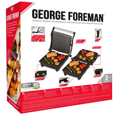 Grill i planxa antiadherent 1800 W George Foreman
