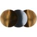 Set 3 bases pasts rodona plata/or 26 cm 1 mm