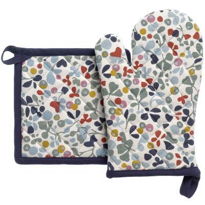 Set de 2 guant i agafador cuina reciclat Greta