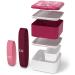 Carmanyola doble Monbento square 1,7 L Magnolia