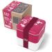Carmanyola doble Monbento square 1,7 L Magnolia