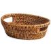 Cistell rattan oval 23x18 cm