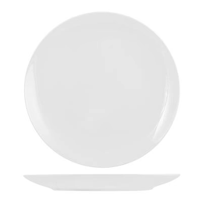 Plat pla postre Coupe blanc 21 cm