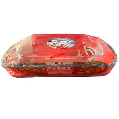Set 2 Fonts forn Pyrex 35x23 - 28x20 cm amb guant