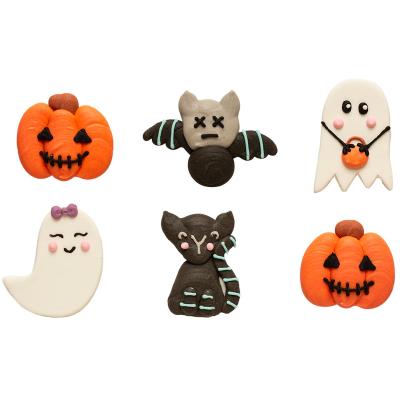 Set 6 decoracions de sucre Mr&Mrs Ghost