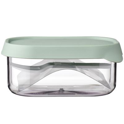 Fiambrera infantil para fruta con tenedor