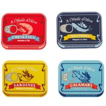 4 posavasos Conserverie surtidos