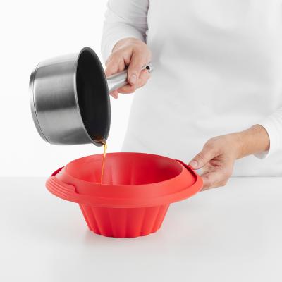 Motllo flam silicona amb plat 24 cm