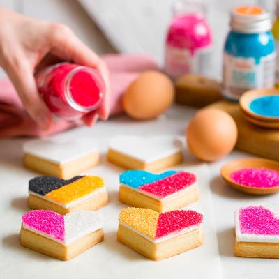 Decoraci sucre brillant 100 g verd